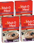 Chocolate MaltOMeal Quick Cooking Hot Breakfast Cereal 28 Ounce Box Pack of 4