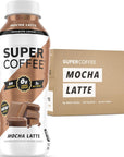 KITU SUPER COFFEE Keto Protein Coffee 0g Added Sugar 10g Protein 70 Calories Mocha 12 Fl Oz 12 Pack  Iced Smart Coffee Drinks