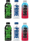 Prime Hydration Drink 169 Fl OZ 6 Bottles Logan Paul Hydration Prime Drink Variety of Cherry Frreze Glowberry LA Dodgers