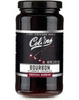 Collins Bourbon Cocktail Cherries  Drinks Garnish for Manhattan or Old Fashioned Cocktails and Desserts Made with Award Winning Whiskey 11 Ounce Glass Jar