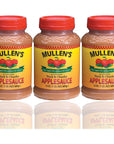 Mullens Chunky Applesauce Like Apple Pie Without the Crust 24 Ounce Pack of 3