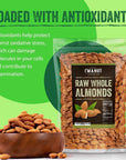 Raw Almond 48 oz (3 lb) | Natural | Whole | Batch Tested Gluten & Peanut Free | No PPO | Non-GMO | No Herbicide | Healthy Protein boost | Premium Quality | Try the difference!!