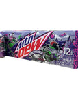 Mountain Dew Purple Thunder Berry Plum  Munchie Box Stash Pack of 12 12 Oz Cans Regular