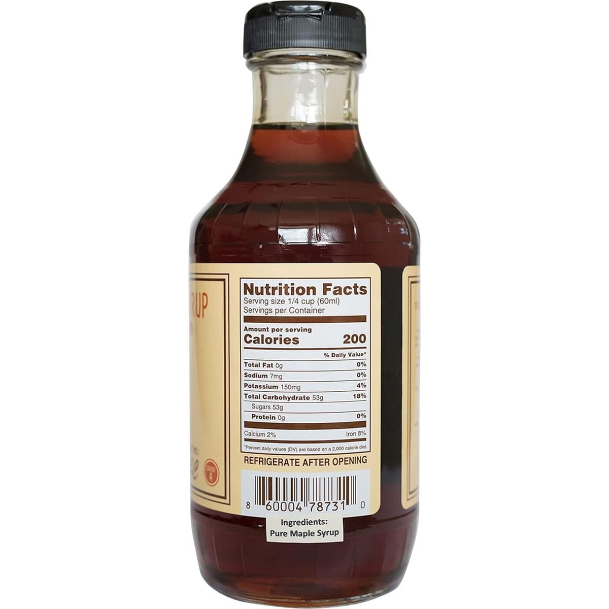 WANISH SUGAR BUSH 100 AllNatural Pure Grade A Maple Syrup 16 oz Bottle  Rich Dark Amber Maple Flavor from Wisconsins Lush Northwoods  Premium Single Origin Maple Syrup in Glass Bottle for Pancakes and Waffles Baking  More