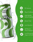 Soda Bossa Soda Variety Pack Brazilian Inspired Soda Real Cane Sugar Low Calorie Canned Soda Refreshing Tropical Flavored Sodas Vegan Soda Assorted Soda Pack of 8 Sodas 12 fl oz per Can Soda