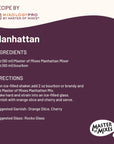 Master of Mixes Manhattan Drink Mix Ready To Use 1 Liter Bottle 338 Fl Oz Pack of 3