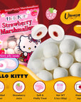 UMAYA  Hello Kitty Snack Bundle  Crispy Biscuit Cookies with Strawberry Cream Frosting Dip 116oz4 Pack  Strawberry Jelly Filled Marshmallows 31oz1 Pack  Sweet Gourmet Snacks From Japan