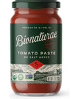 Bionaturae Organic Tomato Paste  No Salt Tomato Paste Tomato Paste in a Jar Keto Friendly NonGMO USDA Certified Organic No Added Sugar No Added Salt Made in Italy  7 Oz