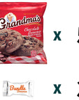 Grandmas Cookies CHOCOLATE BROWNIE 5 pack 10 Cookies Total WBundle Bonanza Candy