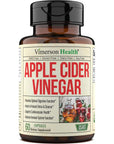 Apple Cider Vinegar Capsules - 1300mg Pure Apple Cider Vinegar Pills with Acetic Acid for Daily Detox Cleanse & Healthy Digestion. Apple Cider Vinegar Supplements Made in USA. Non-GMO. 60 ACV Capsules