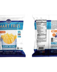 Gourmet Basics Smart Fries Variety Pack - Air Popped Low Calorie Snacks - Gluten Free, Low Fat, non-GMO - Reduced Fat Potato Chips Stres 1oz 4-Flavor Variety Pack (Pack of 24)