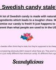 Swedish Candy From Sweden  Variety Pack With Sweets  10 Bags of Original Godis  Sour Fruity Licorice Bubs Ahlgrens bilar Included