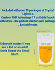 Crystal Light Lemonade Variety Pack With Lemonade Pink Lemonade Raspberry Lemonade 10 Low Calorie Zero Sugar Packets In Each Box 1 Box Each Flavor 3 Box Pack Bundle with Pouch and Straw