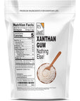 It's Just - Xanthan Gum, 8oz, Keto Baking, Non-GMO, Thickener for Sauces, Soups, Dressings, Packaged in USA