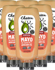 Chosen Foods 100% Avocado Oil-Based Chipotle Mayonnaise, Gluten & Dairy Free, Low-Carb, Keto & Paleo Diet Friendly, Mayo for Sandwiches, Dressings and Sauces, Made with Cage Free Eggs (11.25 fl oz, 6 Pack)