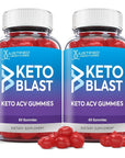 Justified Laboratories (2 Pack) Keto Blast Gummies 1000MG - 120 Gummys