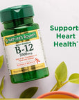 Nature’s Bounty Vitamin B12 2500 mcg, Cellular Energy Support, For Energy Metabolism, Heart & Nervous System Health, 75 Quick Dissolve Tablets