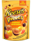 REESE PIECES Chocolate Candy filled with Peanuts 200 Gram