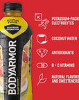 BODYARMOR Sports Drink Sports Beverage Tropical Punch Coconut Water Hydration Natural Flavor With Vitamins PotassiumPacked Electrolytes Perfect For Athletes 28 Fl Oz Pack of 12