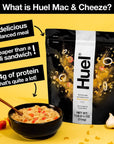 Huel Hot  Savory Mac Cheeze Meal Replacement with 25g Protein 6g Fiber 27 Vitamins  Minerals