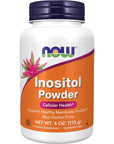 NOW Supplements, Inositol Powder, Neurotransmitter Signaling*, Cellular Health*, 4-Ounce