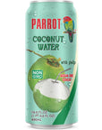 Parrot Brand Coconut Water with Pulp 166 fl ozPack of 12