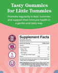 Sugar Free Fiber Gummies for Kids - Delicious Prebiotic Kids Fiber Gummies for Constipation Digestive Support & Immunity - Non-GMO Vegan Chicory Root Soluble Fiber Supplement for Kids Digestive Health