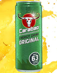 CARABAO ENERGY DRINK Low Calorie Carbonated Energy Drink Vegan Friendly Drink 325 ml x 24 pk 1 CASE Original Carbonated