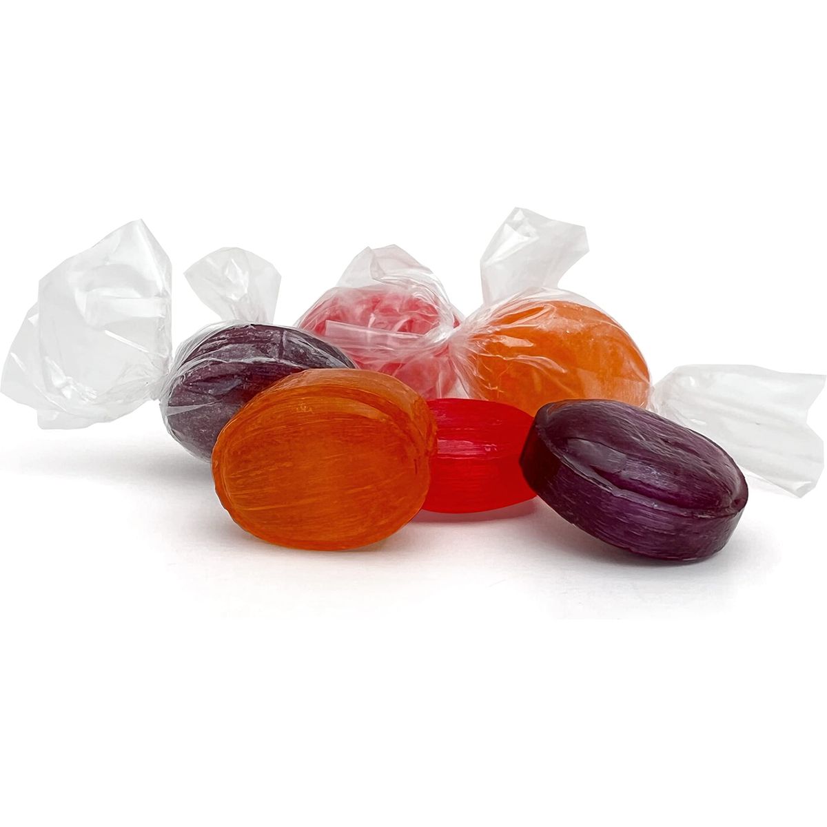 Funtasty Assorted Fruit Drops Hard Candy Individually Wrapped Bulk Pack 2 Pounds