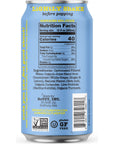 Culture Pop Soda Sparkling Probiotic  40 Calories per can Vegan NonGMO  12 Fl Oz Cans Ginger Lemon Pack of 6