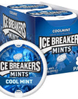 ICE BREAKERS Coolmint Sugar Free Breath Mints Tins, 1.5 oz (8 Count)