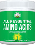 All 9 Essential Amino Acids Powder Supplement with 26 Clinical Studies. For Muscle Recovery, Growth. Fast Acting EAA 32X Effective vs BCAA / BCAAS Branched Chain Aminos Acid. EAAs. Lemon Lime