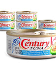 Century Tuna Flaked Light Tuna in Water  High in Protein and Rich in Omega 3 DHA Canned Tuna 5 Ounce Pack of 6