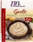 HealthSmart High Protein Instant Creamy Garlic Mashed Potatoes  Low Carb Low Fat Low Calorie Mashed Potatoes  GlutenFree Quick  Easy Meal  Portion Controlled Servings 7 Count Box