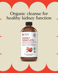 Complete Natural Kidney Complete - Liquid Dietary Supplement for Kidney Support, Cleanse, and Detox with Apple Cider Vinegar, Lemon, Organic Chanca Piedra, Beet, Citric Acid, Vitamin C, & More - 12oz