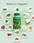 Horjoy Nature Fruits and Veggies/Vitamins Supplements Dietary Nutritional Balance 90 Fruit and 90 Veggie Capsules