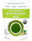 Cherie Sweet Heart Matcha Powder Green Superfood Mix NonGMO Mixed Greens Plant Based Focus  Energy Organic Green Tea Powder Natural Caffeine Drink Mix 6oz 34 Servings Packaging May Vary