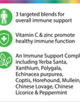 Rainbow Light Counter Attack Immune Support, Dietary Supplement Provides Immune Support, With Vitamin C, Zinc and 3 Targeted Herbal Blends, Vegan and Gluten Free, 90 Count