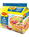 Maggi Nestle Malaysia 2 Minute Instant Noodles Asam Laksa 5 Packs x 79g Asam Laksa Mee Chili Curry Kari Soup