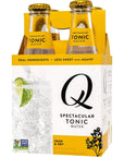 Q Mixers Premium Tonic Water Real Ingredients  Less Sweet  67 Fl oz Pack of 24 Only 40 Calories per Bottle