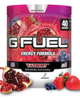 G Fuel Tropical Rain Fruit Medley Flavored Game Changing Energy Powder,Sharpens Focus, Zero Sugar, Supports Immunity & Enhances Mood 9.8oz 40 servings