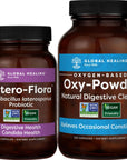 Global Healing Center Colon Cleanse Program, 6-Day Quick Cleanse with Step-by-Step Instructions - Oxygen Based and Natural Colon Cleanse Paired with Probiotic Supplement For Healthy Digestion Support