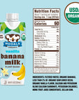 Mooala Vanilla Bananamilk Organic Shelf Stable 237 mL Case 12