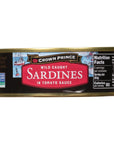 Crown Prince Sardines in Tomato Sauce 15Ounce Cans Pack of 12