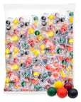 Jaw Breakers Fruit Flavored Hard Candy 15Pound Bag Individually Wrapped