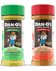 Dan-O's Seasoning Small 2 Bottle Combo | Original & Spicy | 2 Pack (3.5 oz)