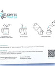 COFFEE WATER Mineral Packs for Making Water for Coffee Makes 25 Gallons