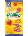 Storck Mamba Fruit Chews Strawberry Raspberry Orange 165 Pieces 353 Ounces