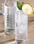 Ritual Zero NonAlcoholic Gin Alternative with 5 Pack of Q Mixers Tonic Water for your favorite AlcoholFree Mixed Drink