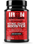 Nitric Oxide Booster | Extra Strength Pumps Supplements | Pre-Workout with L-Arginine | Maximum Blood Flow & Vascularity | Increase Muscle Pumps, Energy & Endurance - 120 Veggie Capsules